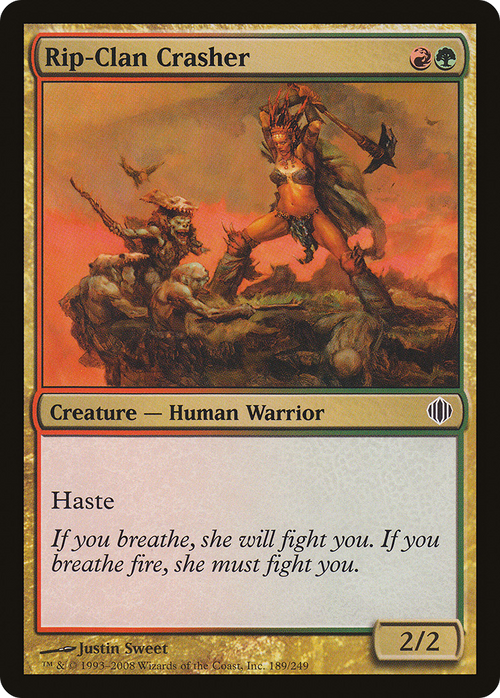 Rip-Clan Crasher (ALA-189) - Shards of Alara Foil