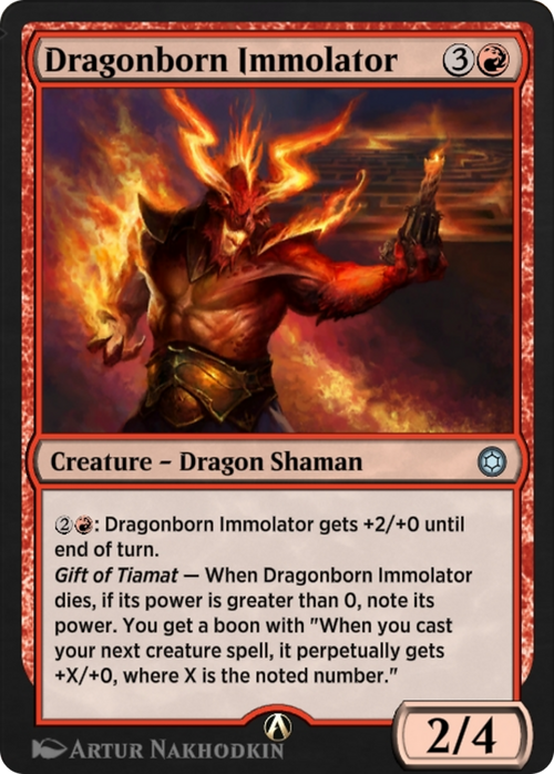 Dragonborn Immolator (HBG-051) - Alchemy Horizons: Baldur's Gate