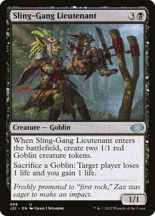 Sling-Gang Lieutenant (J22-469) - Jumpstart 2022