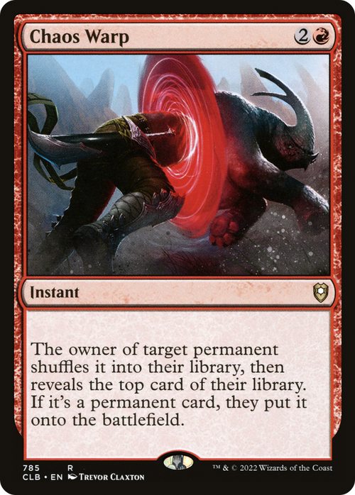 Chaos Warp (CLB-785) - Commander Legends: Battle for Baldur's Gate