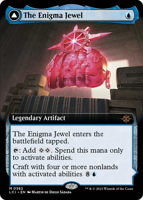 The Enigma Jewel (Extended Art) (LCI-362) - The Lost Caverns of Ixalan: (Extended Art) Foil