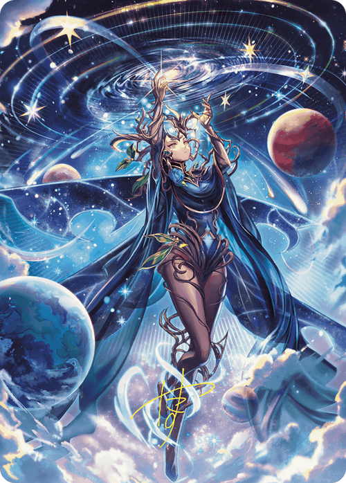 Omniscience // Omniscience (AWOE-078) - Wilds of Eldraine Art Series (Borderless) Foil