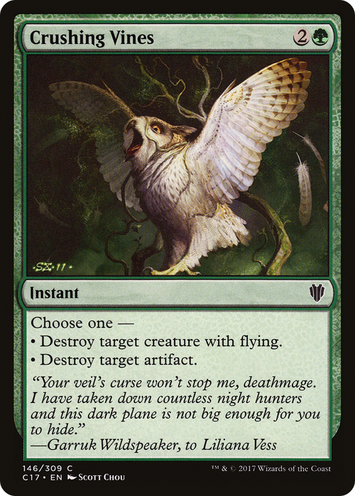 Crushing Vines (C17-146) - Commander 2017