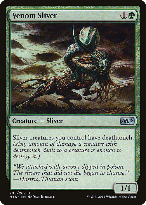 Venom Sliver (M15-205) - Magic 2015 Foil
