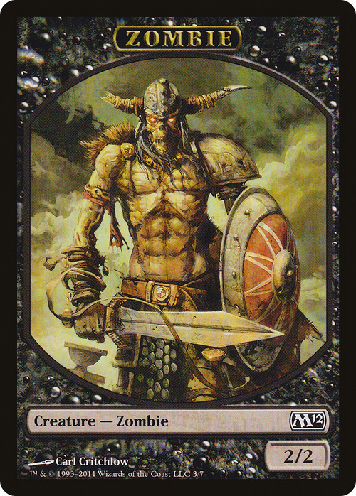 Zombie Token (M12-003) - Magic 2012 Tokens
