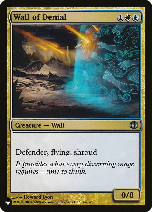 Wall of Denial (LIST-16/145) - The List