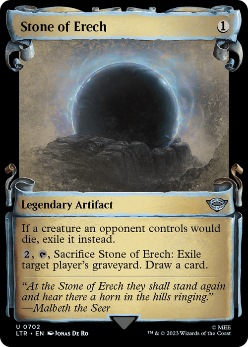 Stone of Erech (Showcase Scrolls) (LTR-702) - The Lord of the Rings: Tales of Middle-earth: (Showcase)