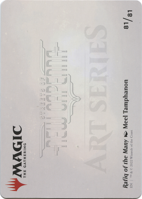 Rafiq of the Many // Rafiq of the Many (ASNC-081) - New Capenna Art Series (Borderless) Foil