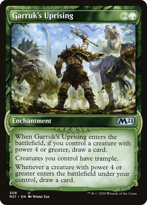 Garruk's Uprising (Showcase) (M21-308) - Core Set 2021: (Showcase)