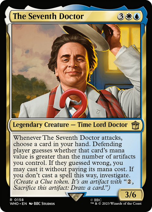 The Seventh Doctor (WHO-158) - Doctor Who Foil