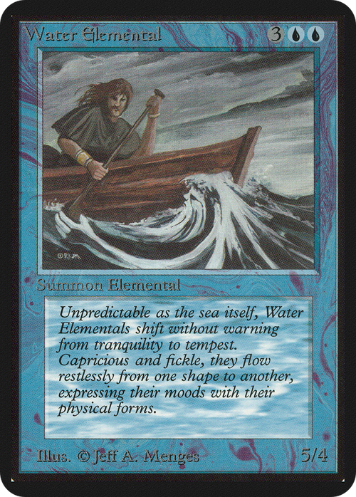 Water Elemental (LEA-) - Limited Edition Alpha