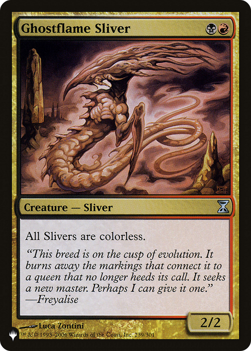 Ghostflame Sliver (LIST-TSP-239) - The List