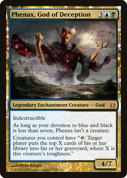 Phenax, God of Deception (BNG-152) - Born of the Gods: (enchantment)