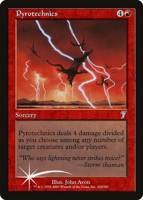 Pyrotechnics (7ED-210) - 7th Edition Foil