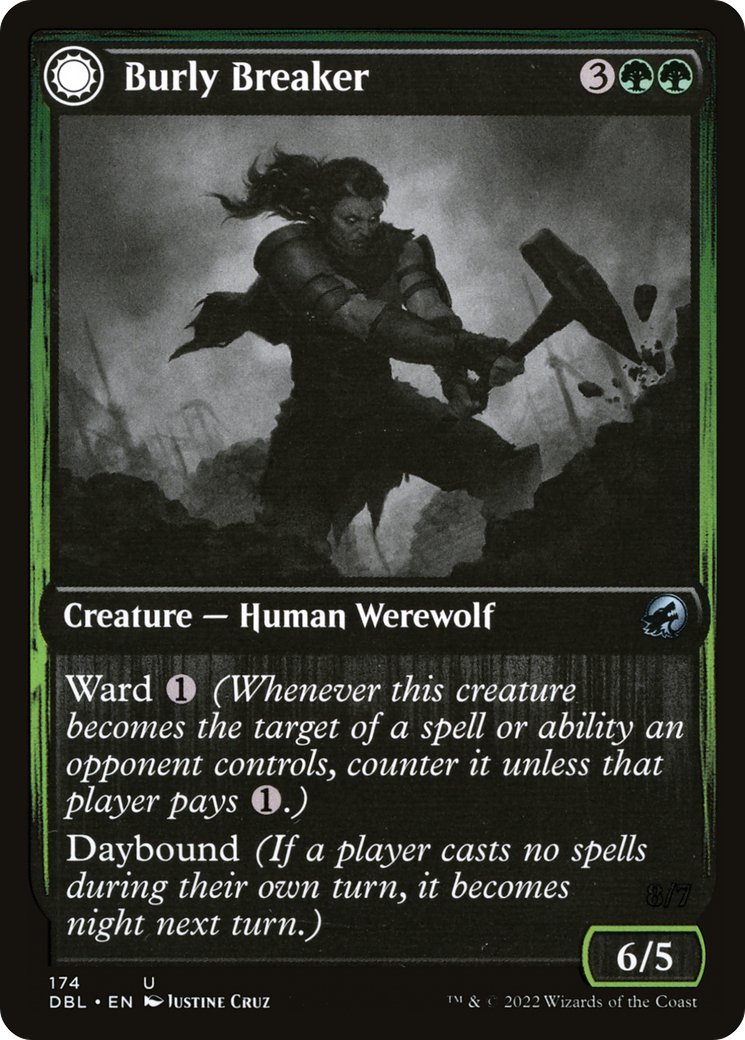Burly Breaker (DBL-174) - Innistrad: Double Feature: (Double Faced Transform)