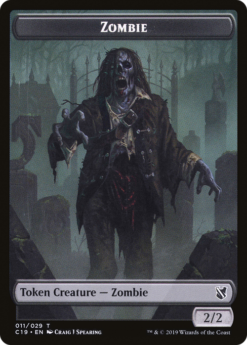 Zombie (TC19-011) - Commander 2019 Tokens