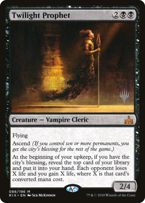 Twilight Prophet (PPIKO-88P) - Rivals of Ixalan Promos