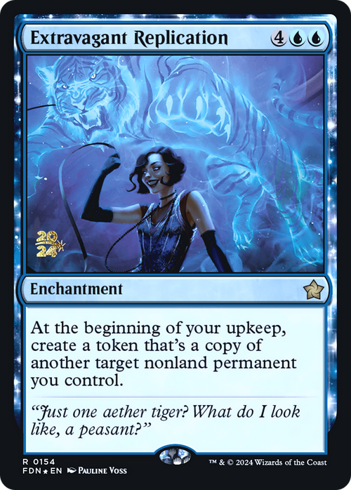 Extravagant Replication (PRE-154) - Foundations Promos: (enchantment) Foil