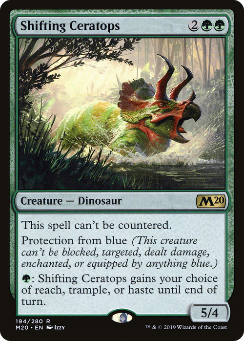 Shifting Ceratops (M20-194) - Core Set 2020