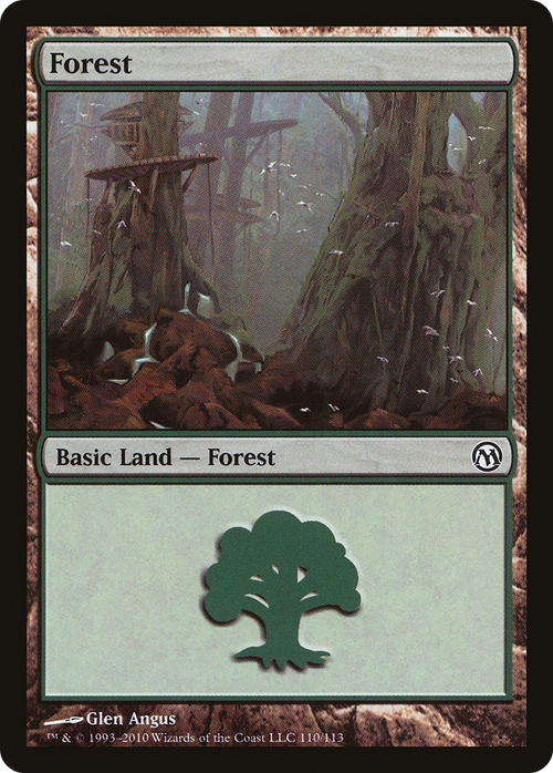 Forest (110) (DPA-110) - Duels of the Planeswalkers