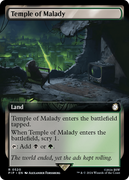 Temple of Malady (Extended Art) (PIP-520) - Fallout: (Extended Art)