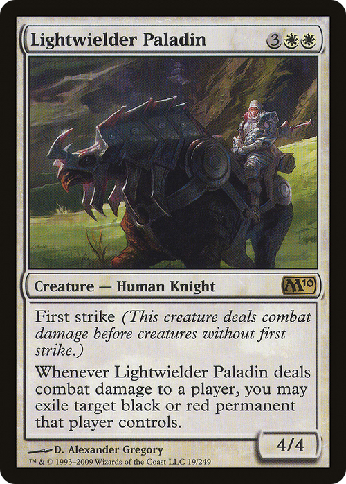 Lightwielder Paladin (M10-019) - Magic 2010 Foil