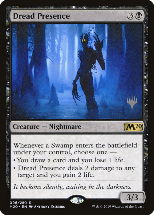 Dread Presence (PPM20-96P) - Core Set 2020 Promos Foil