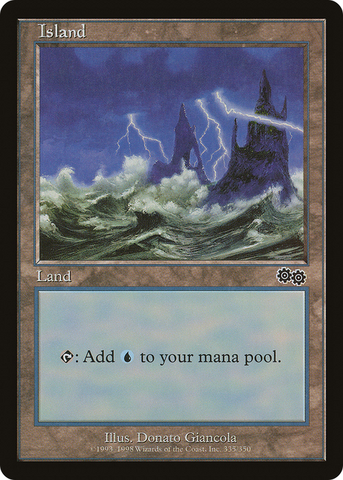Island (335) (USG-335) - Urza's Saga