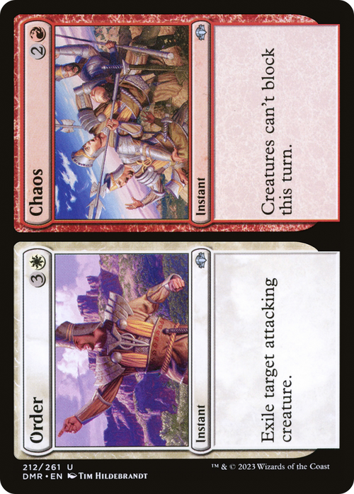 Order // Chaos (DMR-212) - Dominaria Remastered Foil
