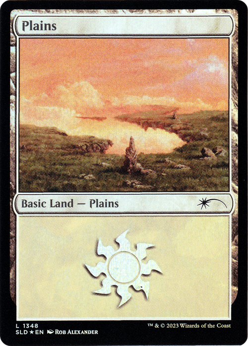 Plains (1348) (SLD-1348) - Secret Lair Drop Foil