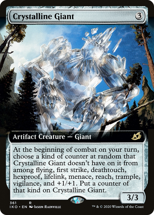 Crystalline Giant (Extended Art) (IKO-361) - Ikoria: Lair of Behemoths: (Extended Art)