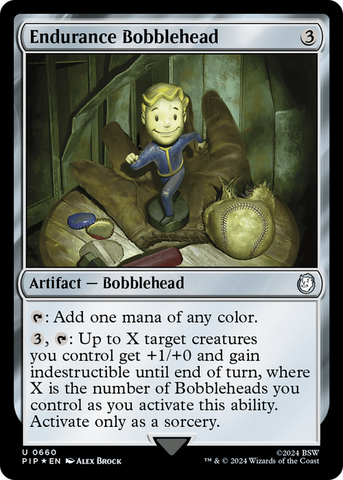 Endurance Bobblehead (Surge Foil) (PIP-660) - Fallout Foil