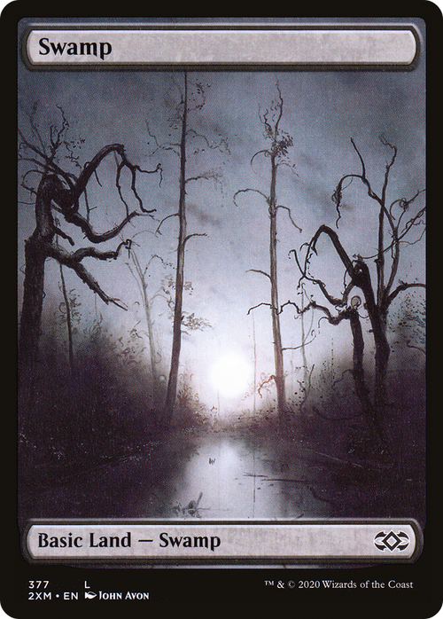 Swamp (377) (2XM-377) - Double Masters Foil