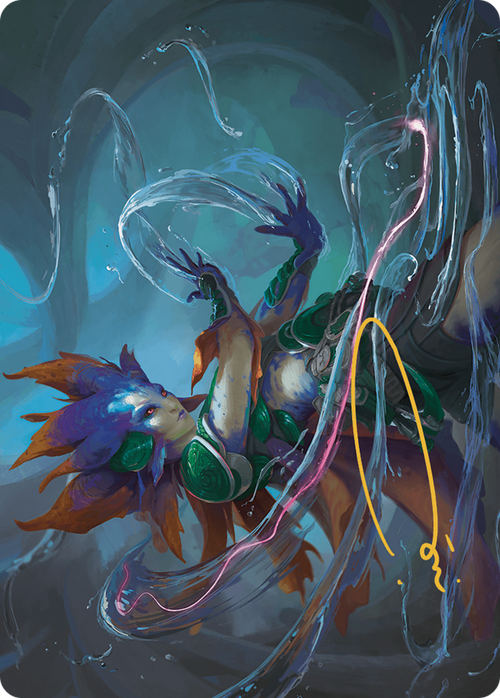 Nicanzil, Current Conductor // Nicanzil, Current Conductor (ALCI-036) - The Lost Caverns of Ixalan Art Series (Borderless) Foil