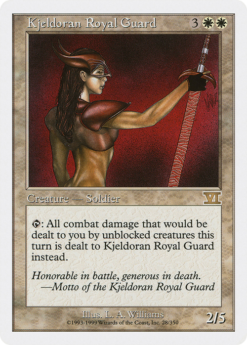 Kjeldoran Royal Guard (6ED-028) - Classic Sixth Edition
