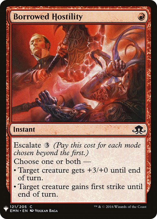 Borrowed Hostility (LIST-EMN-121) - The List