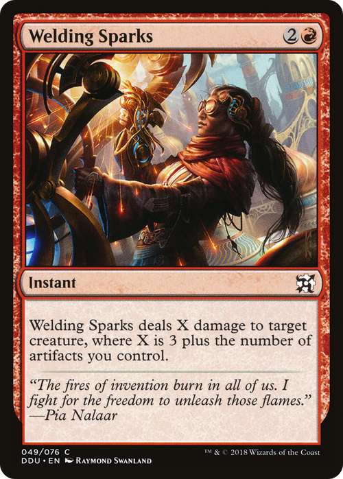 Welding Sparks (DDU-049) - Duel Decks: Elves vs. Inventors