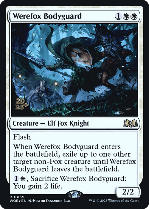 Werefox Bodyguard (PRE-039) - Wilds of Eldraine Promos Foil