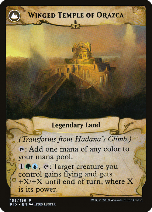 Hadana's Climb (RIX-158) - Rivals of Ixalan: (compasslanddfc) Foil