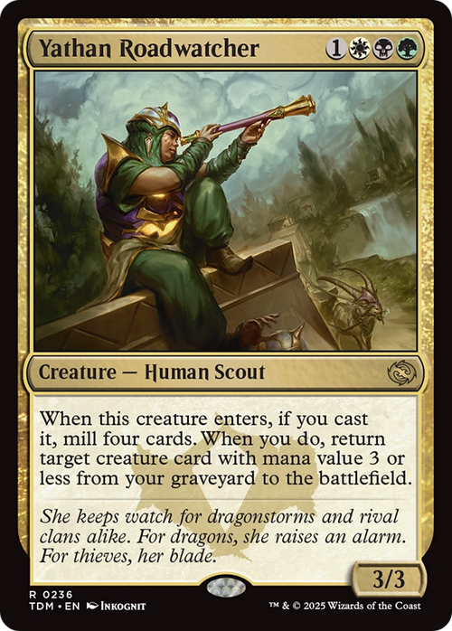 Yathan Roadwatcher (TDM-236) - Tarkir: Dragonstorm