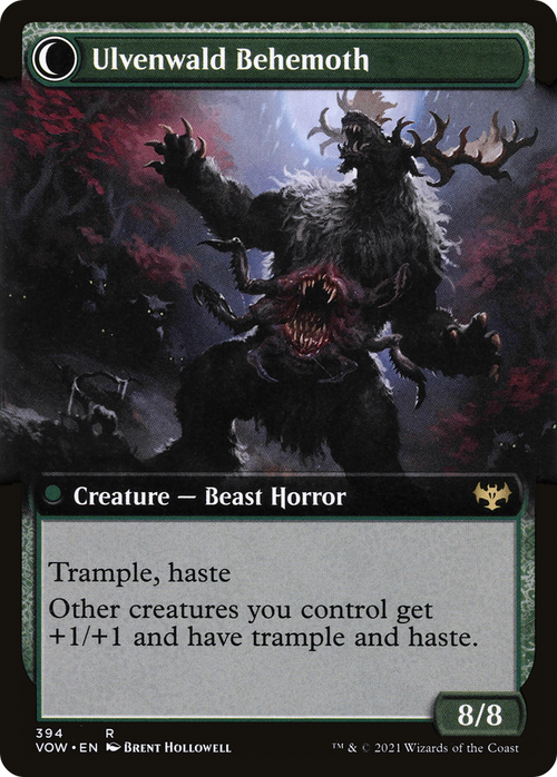 Ulvenwald Oddity (Extended Art) (VOW-394) - Innistrad: Crimson Vow: (Extended Art, Double Faced Transform) Foil