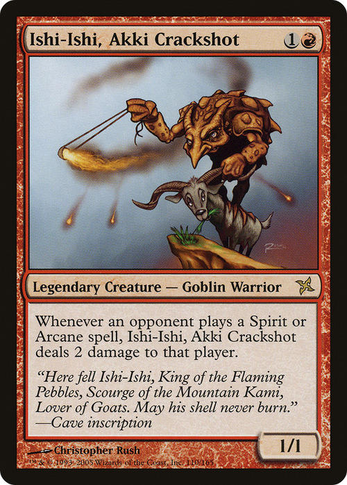 Ishi-Ishi, Akki Crackshot (BOK-110) - Betrayers of Kamigawa Foil