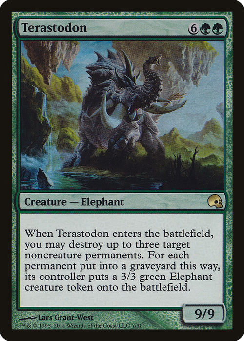 Terastodon (GRV-007) - Premium Deck Series: Graveborn Foil