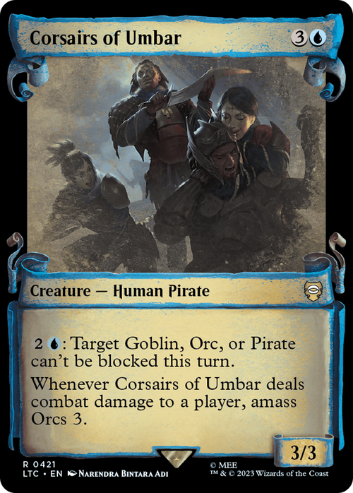 Corsairs of Umbar (Showcase Scrolls) (LTC-421) - Tales of Middle-earth Commander: (Showcase)