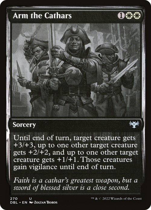 Arm the Cathars (DBL-270) - Innistrad: Double Feature Foil