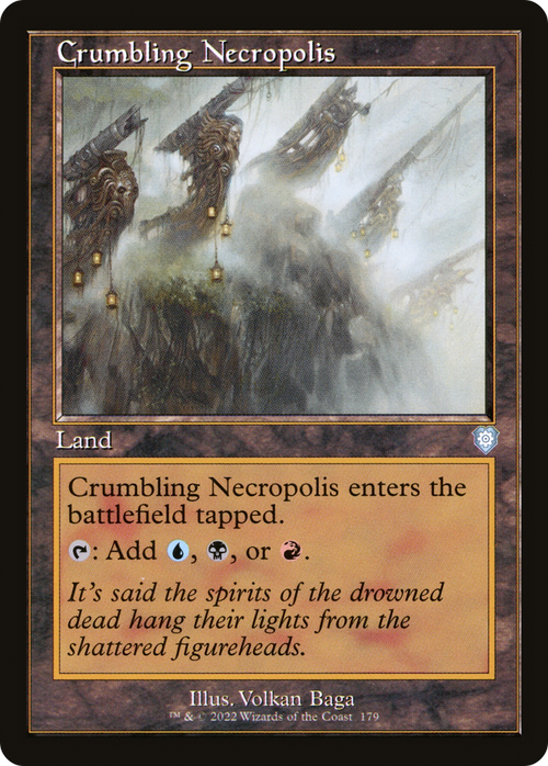Crumbling Necropolis (Retro Frame) (BRC-179) - The Brothers' War Commander