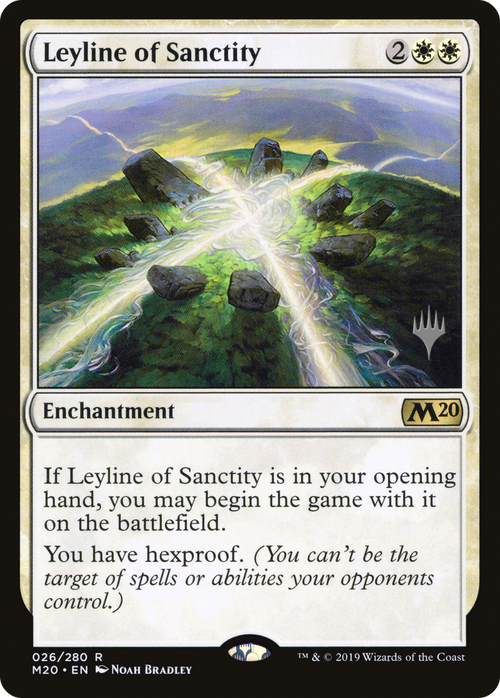 Leyline of Sanctity (PPM20-26P) - Core Set 2020 Promos