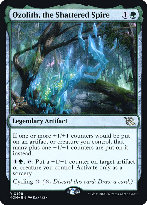 Ozolith, the Shattered Spire (PRE-198) - March of the Machine Promos Foil