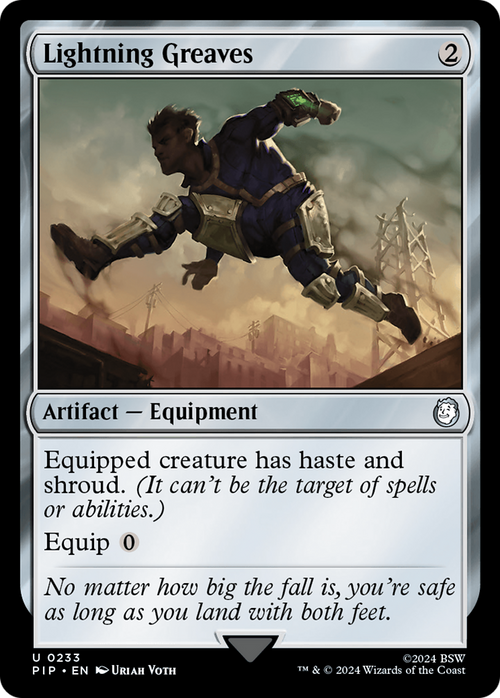 Lightning Greaves (PIP-233) - Fallout