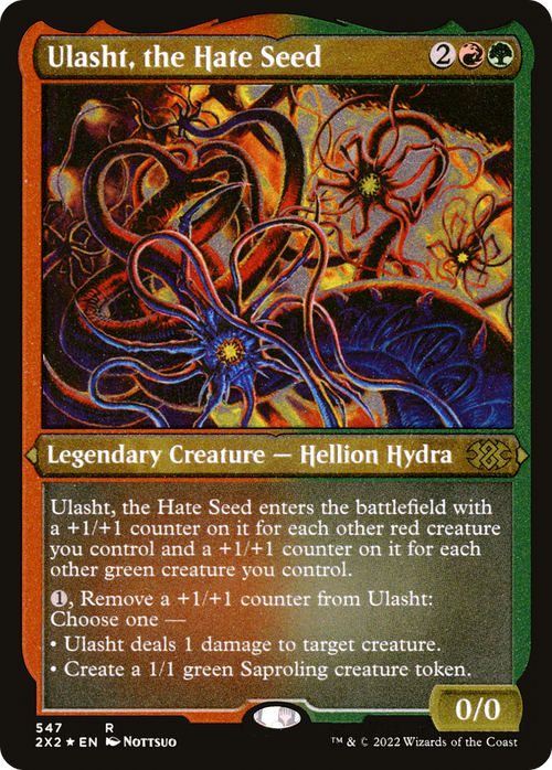 Ulasht, the Hate Seed (Foil Etched) (2X2-547) - Double Masters 2022 Foil